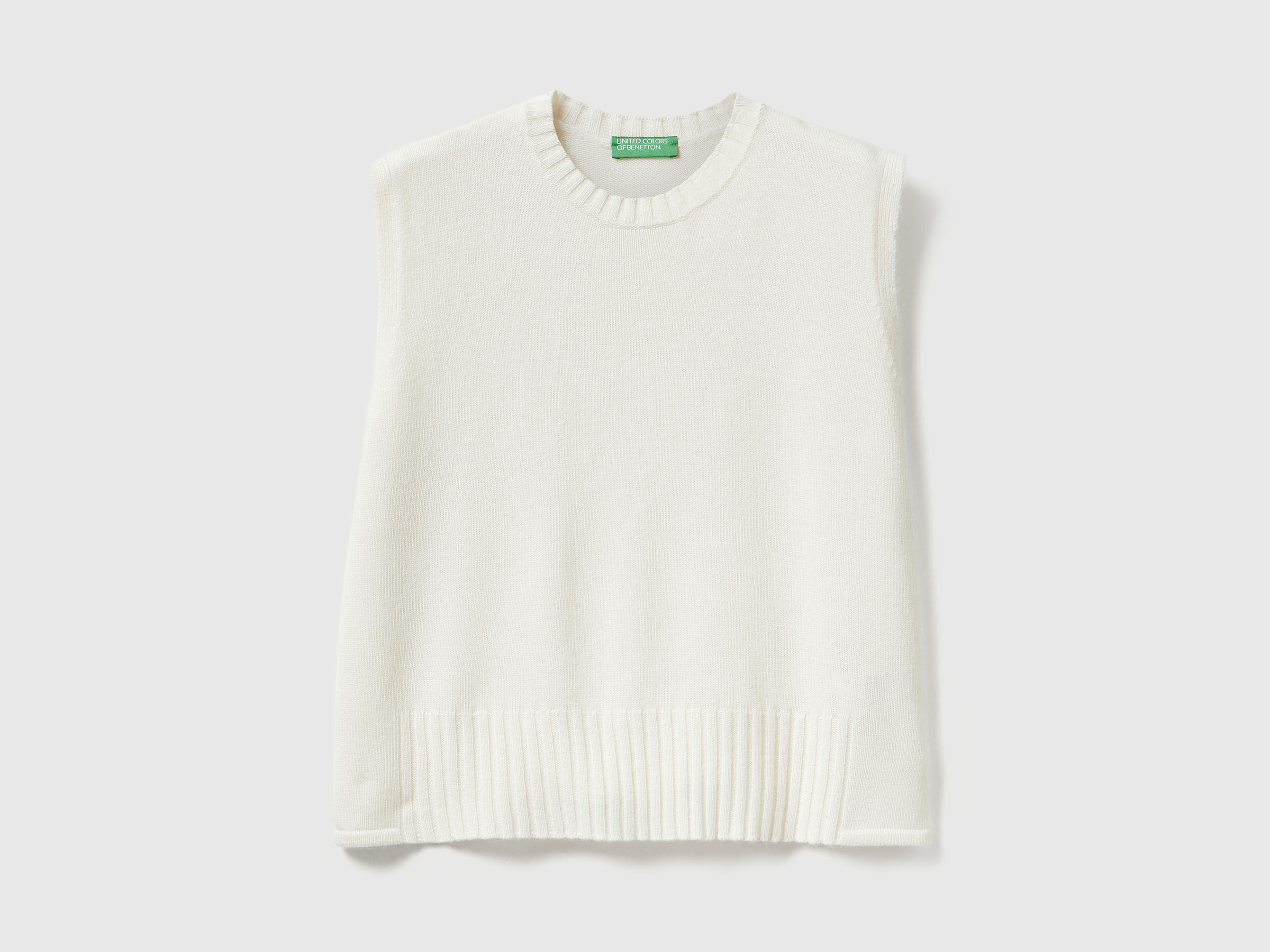 SLEEVELESS SWEATER Women image number 4